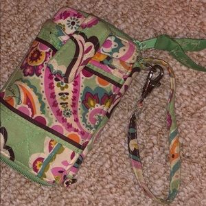 Vera bradley phone wristlet